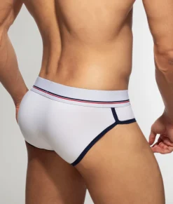 Briefs<Addicted Cotton Curved Brief White