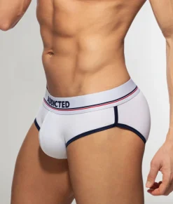 Briefs<Addicted Cotton Curved Brief White