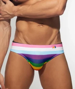 Briefs<Addicted Inclusive Swim Brief Rainbow