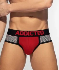 Briefs<Addicted Scottish Combi Brief Red