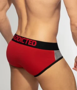 Briefs<Addicted Scottish Combi Brief Red