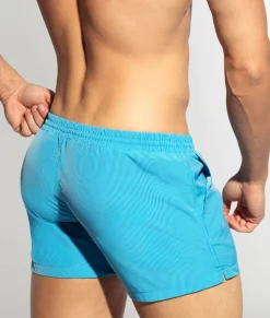 Shorts<Addicted Thin Stripes Swim Short Turquoise