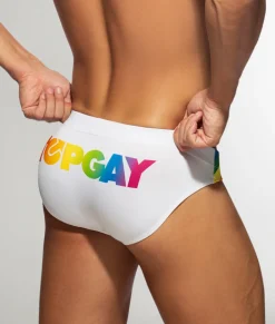 Briefs<Addicted Topgay Swim Brief White