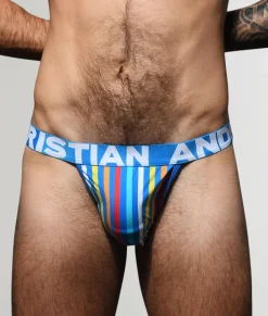 Jockstraps<Andrew Christian Almost Naked Jockstrap California Stripe