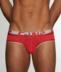 Briefs<C-IN2 Mesh Low Rise Brief