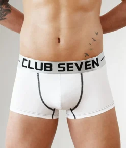 Trunks<Club Seven LUXE Cotton Trunks White