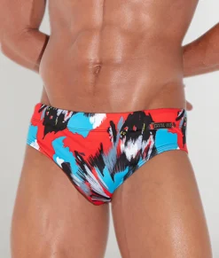 Briefs<CODE 22 LLanes Swim Brief Coral