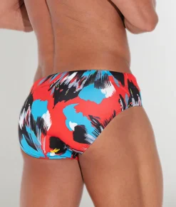 Briefs<CODE 22 LLanes Swim Brief Coral