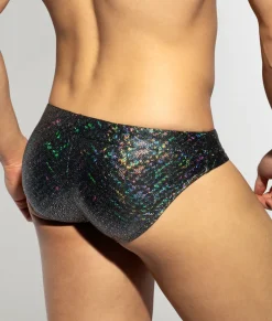 Briefs<ES Collection Glitter Swim Brief Black