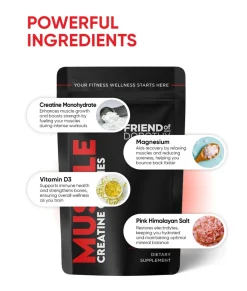 Play|Supplements<Friend of Dorothy Muscle Creatine Gummies - 60 Gummies