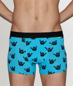 Trunks<Happy Socks Hang Loose Trunk Blue Hang Loose