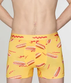Trunks<John Frank Digital World Hotdog Modal Trunk Multicolor
