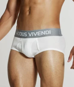 Briefs<Modus Vivendi Classic Fly Brief White