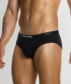 Briefs<Modus Vivendi Silk Brief Black