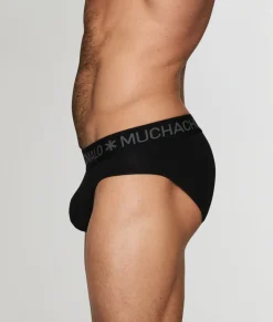 Briefs<Muchachomalo Solid Brief Midnight Black