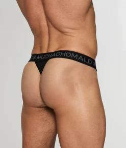 Thongs<Muchachomalo Solid Thong Midnight Black