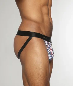 Jockstraps<Parke u0026 Ronen Parke & Ronen Honey Comb Printed Jockstrap