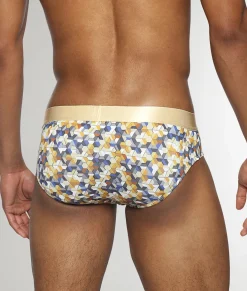 Briefs<Parke u0026 Ronen Parke & Ronen Honey Comb Printed Low Rise Brief