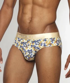 Briefs<Parke u0026 Ronen Parke & Ronen Honey Comb Printed Low Rise Brief