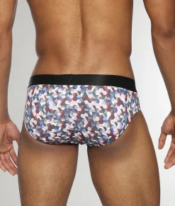 Briefs<Parke u0026 Ronen Parke & Ronen Honey Comb Printed Low Rise Brief