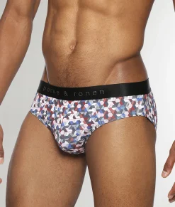 Briefs<Parke u0026 Ronen Parke & Ronen Honey Comb Printed Low Rise Brief