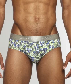 Briefs<Parke u0026 Ronen Parke & Ronen Honey Comb Printed Low Rise Brief