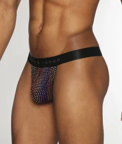 Thongs<Parke u0026 Ronen Parke & Ronen Pride Funfetti Thong