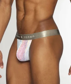 Thongs<Parke u0026 Ronen Parke & Ronen Pride Funfetti Thong
