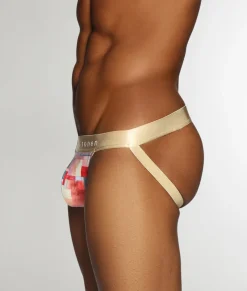 Jockstraps<Parke u0026 Ronen Parke & Ronen Printed Low-Rise Jockstrap