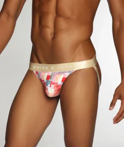 Jockstraps<Parke u0026 Ronen Parke & Ronen Printed Low-Rise Jockstrap