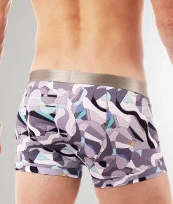 Trunks<Parke u0026 Ronen Parke & Ronen Printed Low-Rise Trunk