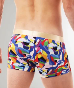 Trunks<Parke u0026 Ronen Parke & Ronen Printed Low-Rise Trunk
