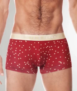 Trunks<Parke u0026 Ronen Parke & Ronen Printed Low-Rise Trunk