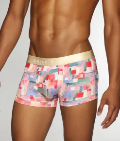 Trunks<Parke u0026 Ronen Parke & Ronen Printed Low-Rise Trunk