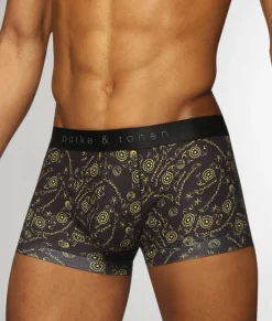 Trunks<Parke u0026 Ronen Parke & Ronen Printed Low-Rise Trunk