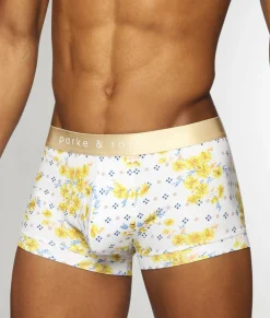 Trunks<Parke u0026 Ronen Parke & Ronen Printed Low-Rise Trunk
