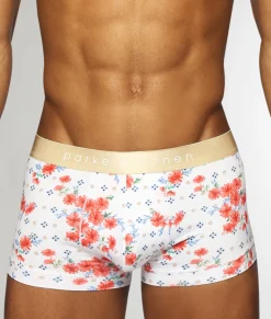 Trunks<Parke u0026 Ronen Parke & Ronen Printed Low-Rise Trunk
