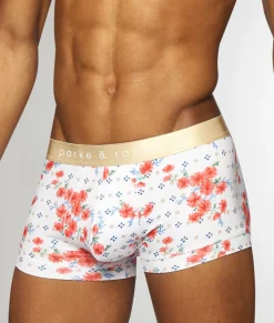 Trunks<Parke u0026 Ronen Parke & Ronen Printed Low-Rise Trunk