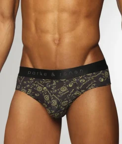 Briefs<Parke u0026 Ronen Parke & Ronen Printed Low-Rise Brief