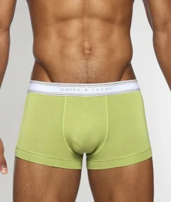 Trunks<Parke u0026 Ronen Parke & Ronen Retro Solid Low-Rise Trunk