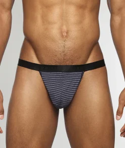 Thongs<Parke u0026 Ronen Parke & Ronen Vault Stripe Thong