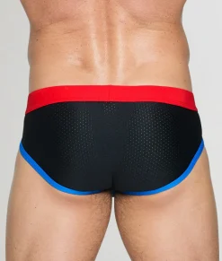 Briefs<PUMP! Curium Brief Black/Red/Blue