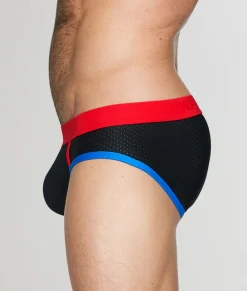 Briefs<PUMP! Curium Brief Black/Red/Blue