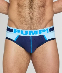 Briefs<PUMP! Mercury Brief Sky Blue/Navy Blue