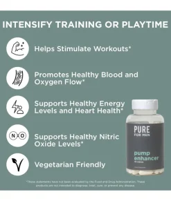 Play|Supplements<Pure For Men New Pump Enhancer