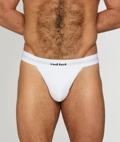 Jockstraps<Red Hot Core Jockstrap White