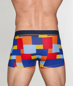 Trunks<Unsimply Stitched Big Block Trunk Big Block Multi