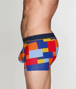 Trunks<Unsimply Stitched Big Block Trunk Big Block Multi