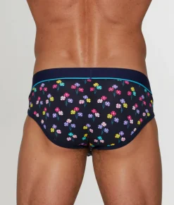 Briefs<Unsimply Stitched Floral Brief Navy