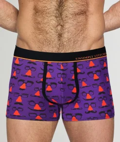 Trunks<Unsimply Stitched Master of Disguse Trunk Purple Multi